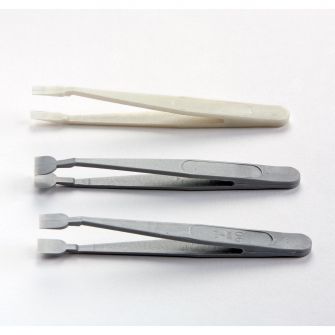 Carbon PEEK fibre replacement tip tweezers (Flat, round tips) - Other  Tweezers
